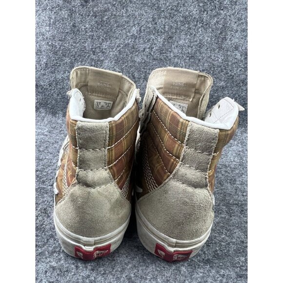 VANS Off The Wall SK8 Shoes Women's 6 Mid Top 72145 Bolt Liquid Biscotti - Picture 5 of 8